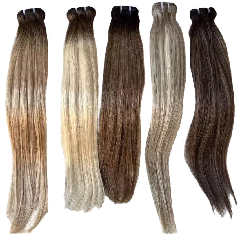 Grade 9 human hair bundles